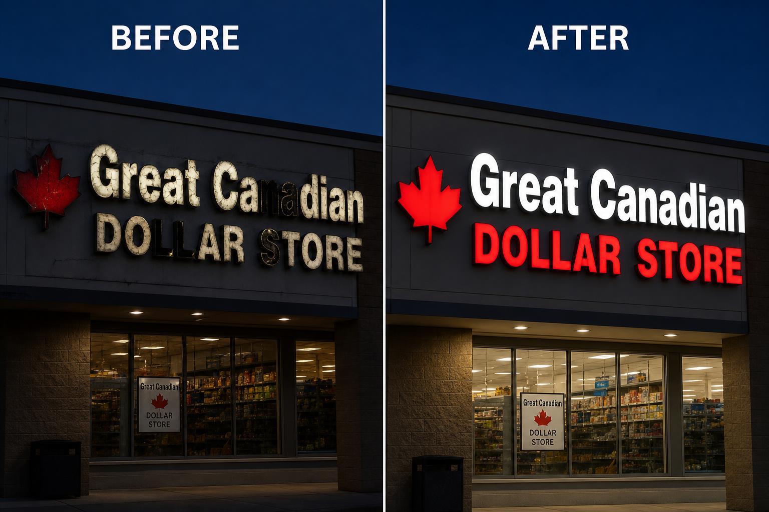 Bringing a damaged sign back to life